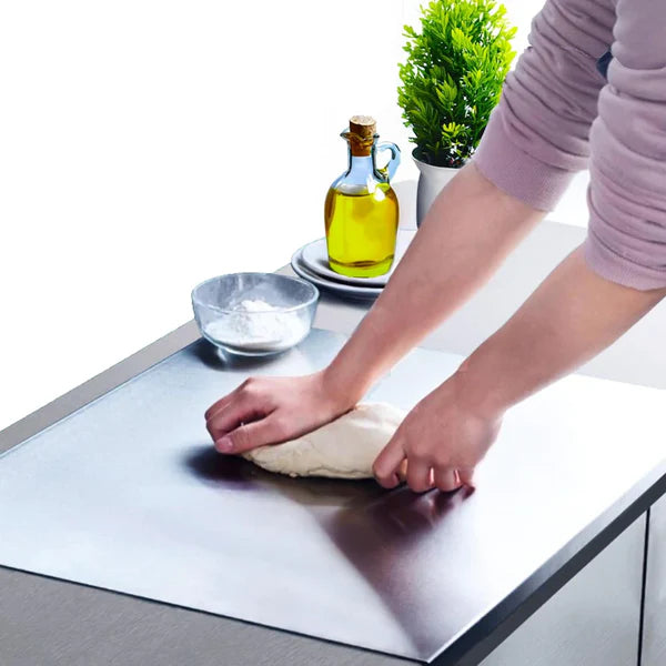 Stainless Steel Kitchen Countertop | 🛡️ Heavy Duty Steel™