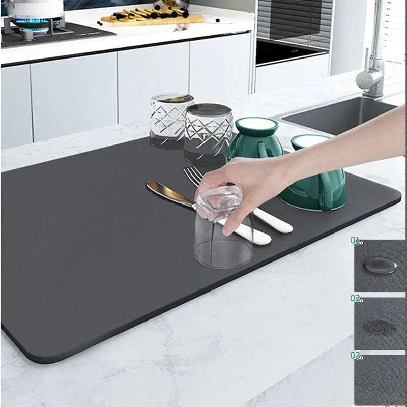 Dish Mat Pro Water Absorbent