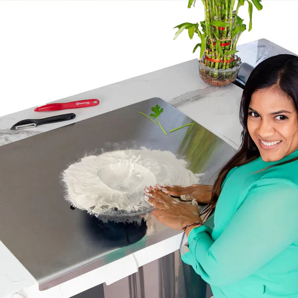 Stainless Steel Kitchen Countertop | 🛡️ Heavy Duty Steel™
