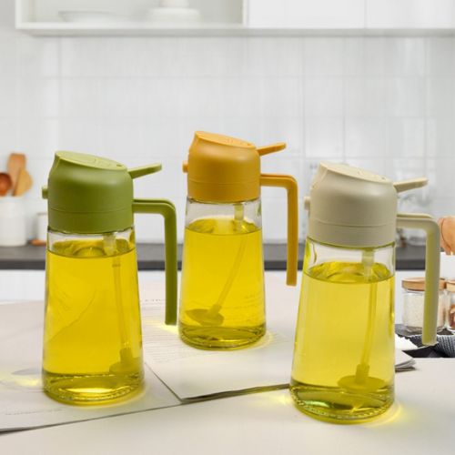 (2 in 1) Glass Oil Dispenser ✨Hot Sale 30% OFF💕