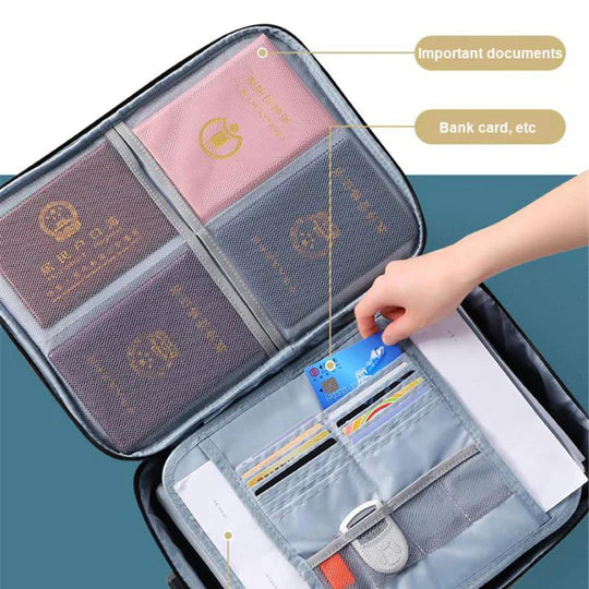 Waterproof Premium Document Organizer Bag with Lock