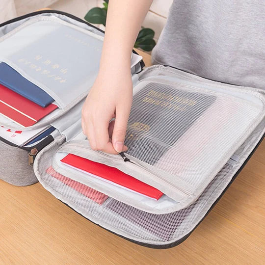 Waterproof Premium Document Organizer Bag with Lock