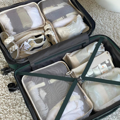 ✈6 Pieces Portable Luggage Packing Cubes🧳